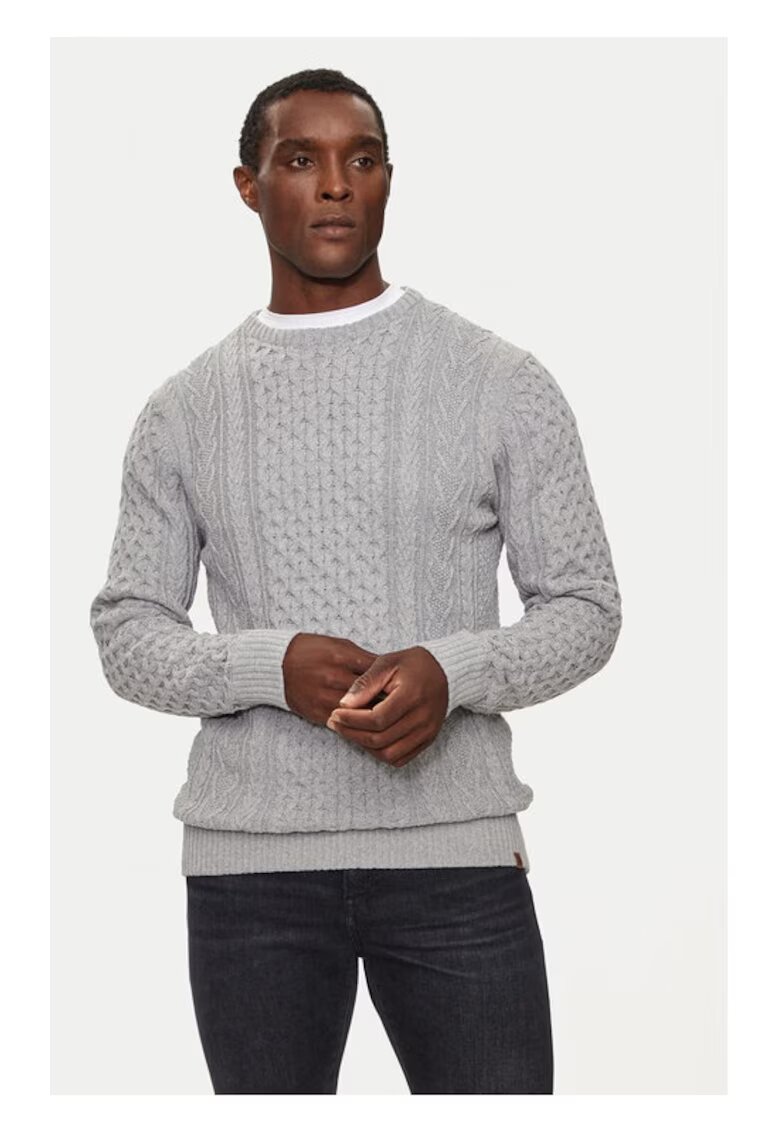 INDICODE Pulover barbati - 420849 - Gri - Bumbac