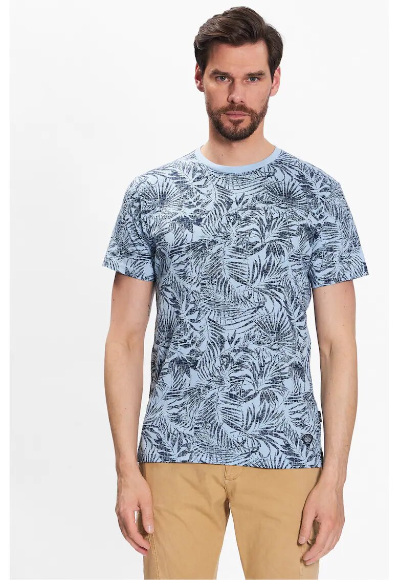 INDICODE Tricou barbati - Bumbac - Albastru