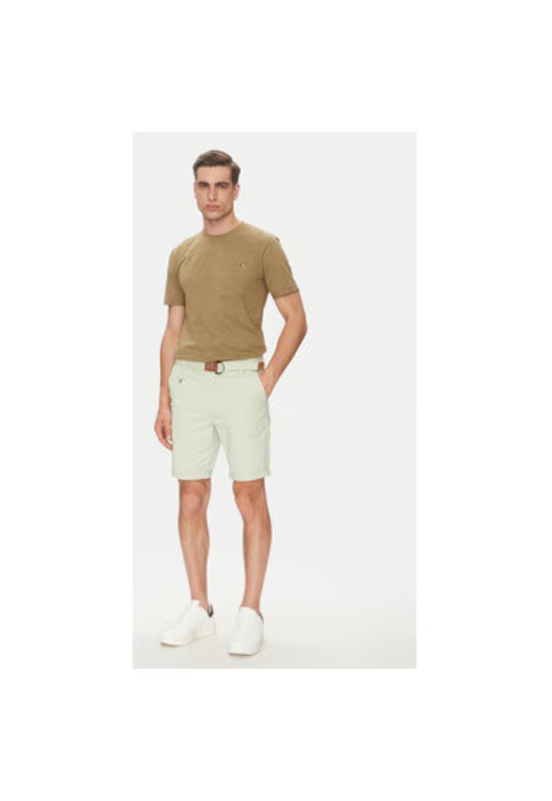 INDICODE Tricou barbati INAndorra 41-104 - Bumbac - Kaki - Kaki