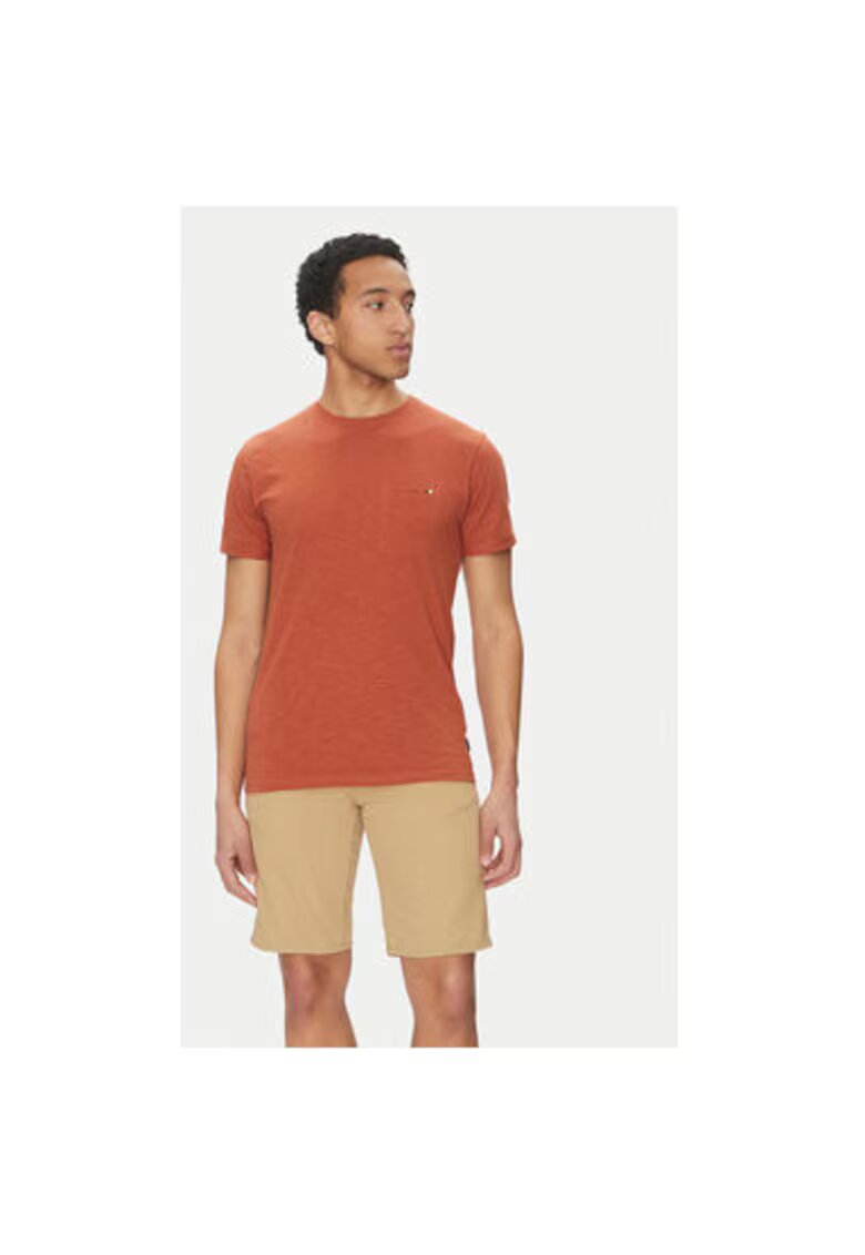 INDICODE Tricou barbati INAndorra 41-104 - Bumbac - Portocaliu - Portocaliu