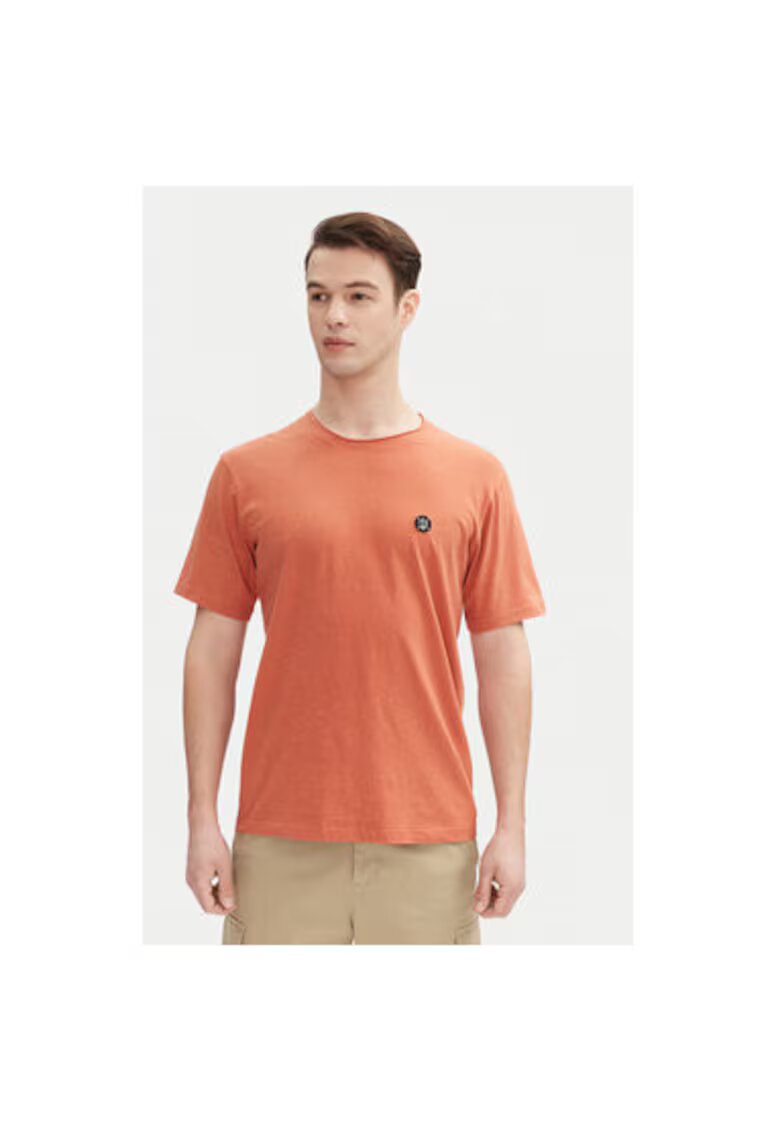 INDICODE Tricou barbati INCARLSIN 41-121 - Bumbac - Portocaliu - Portocaliu