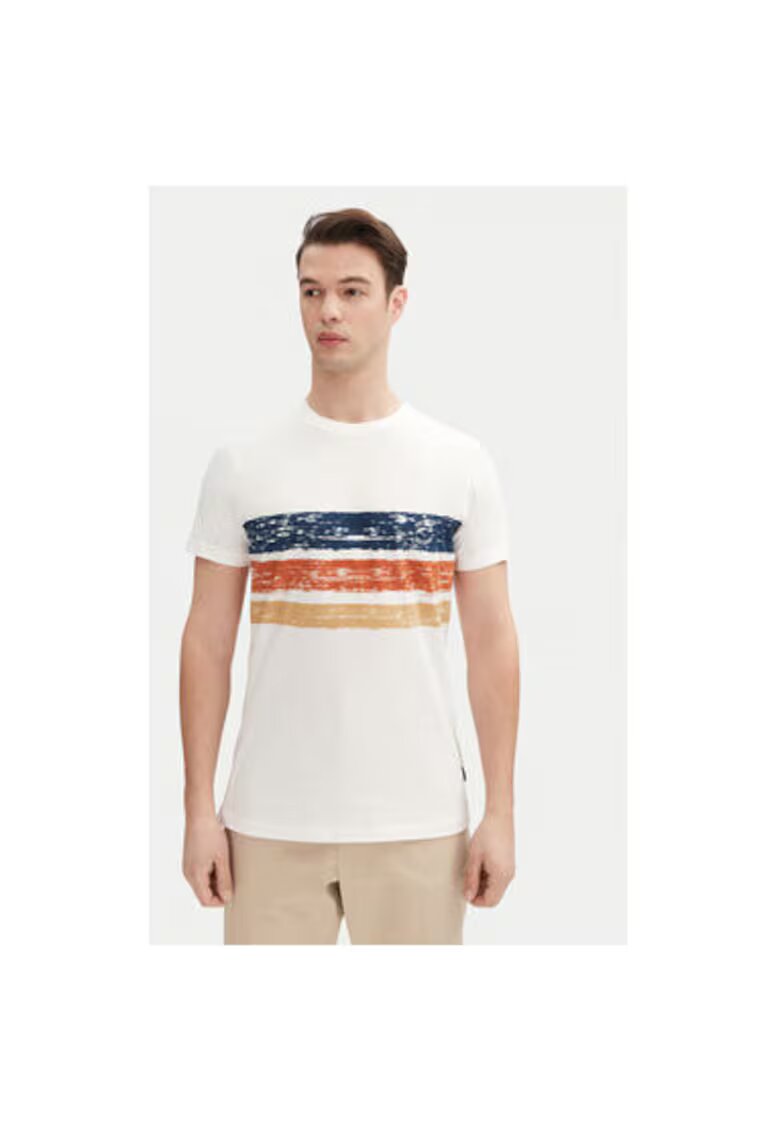 INDICODE Tricou barbati INCARON 41-051 - Bumbac - Albastru - Albastru