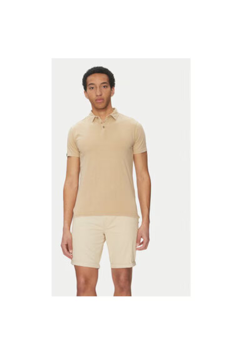 INDICODE Tricou barbati INJAMIRO 41-143 - Bumbac - Bej - Bej