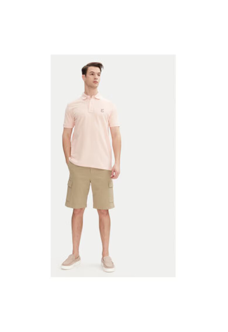 INDICODE Tricou polo barbati INWadim 40-913 - Bumbac - 26797 - Roz