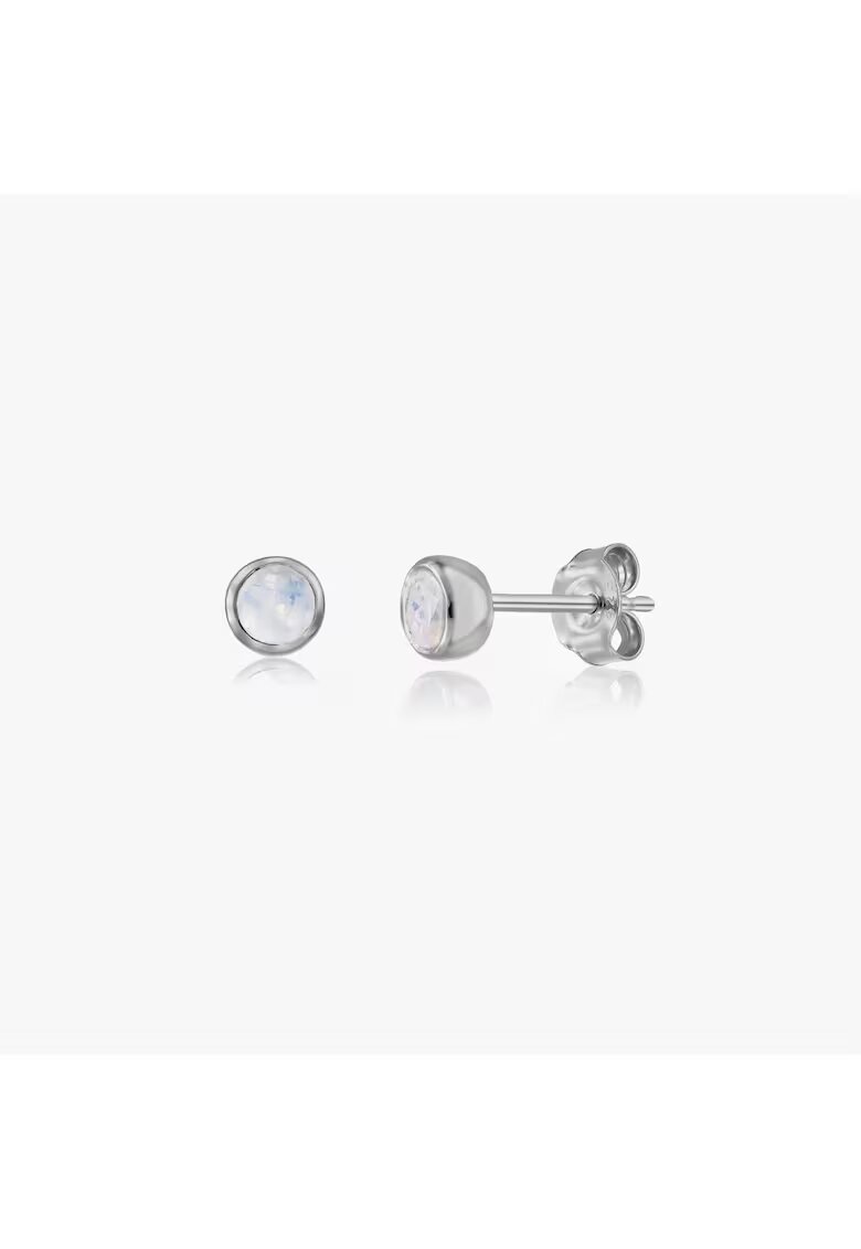 INDIRA Cercei din argint Birthstone June - Piatra Lunii