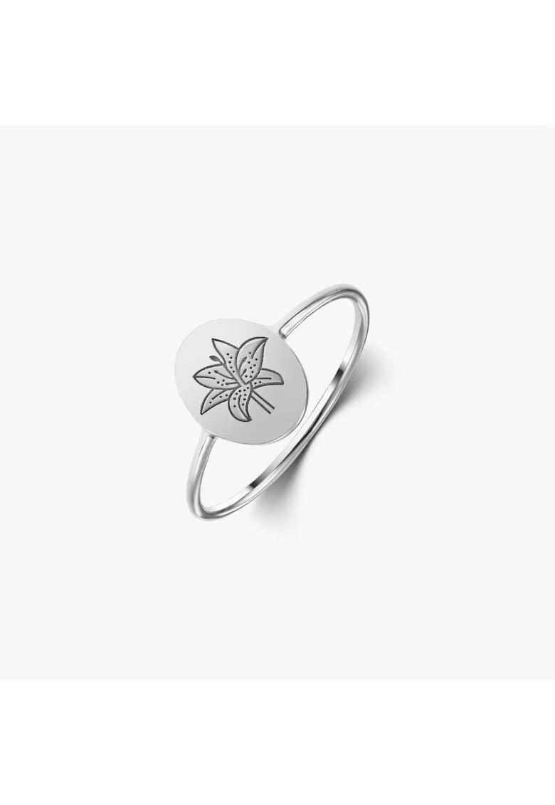 INDIRA Inel din argint Birthflower - May Lily