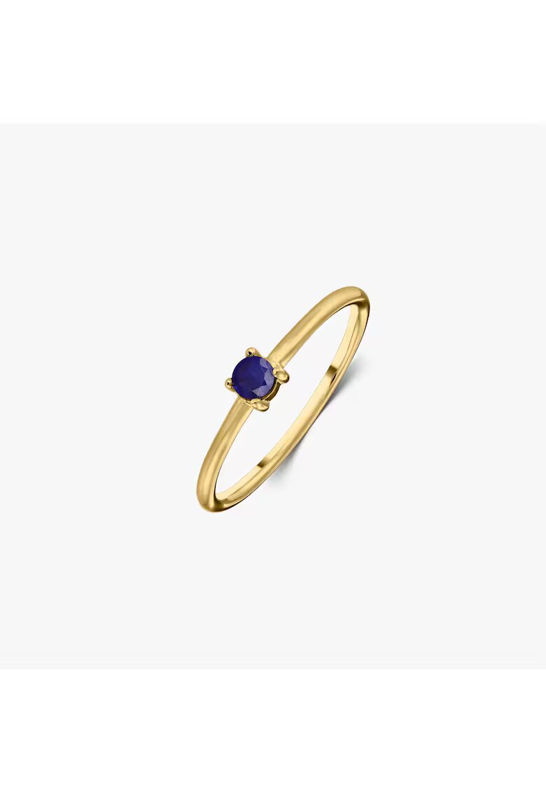 INDIRA Inel din argint Birthstone Golden September - Safir