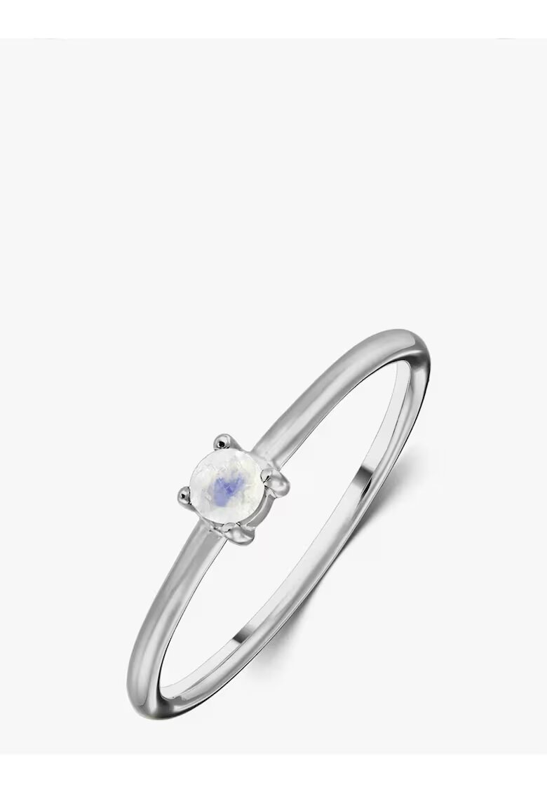 INDIRA Inel din argint Birthstone June - Piatra Lunii