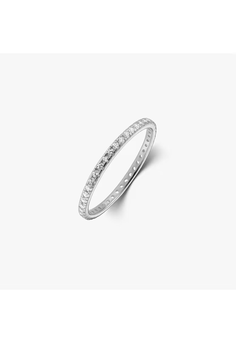 INDIRA Inel din argint Classic Eternity - Zirconiu