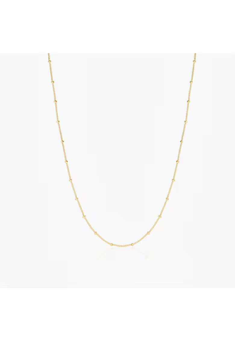 INDIRA Lant din argint Golden Beaded