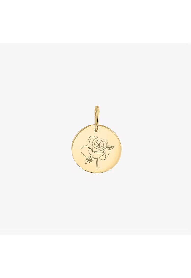 INDIRA Pandantiv din aur Birthflower - June Rose