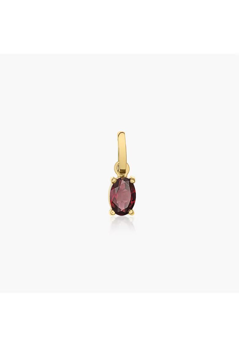 INDIRA Pandantiv din aur Red Sparkle - Rodolit