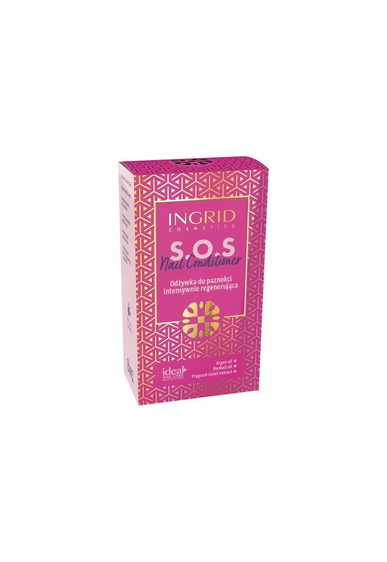 INGRID Cosmetics Balsam pentru unghii S.O.S 8in1 Vollaré Cosmetics - 10 ml
