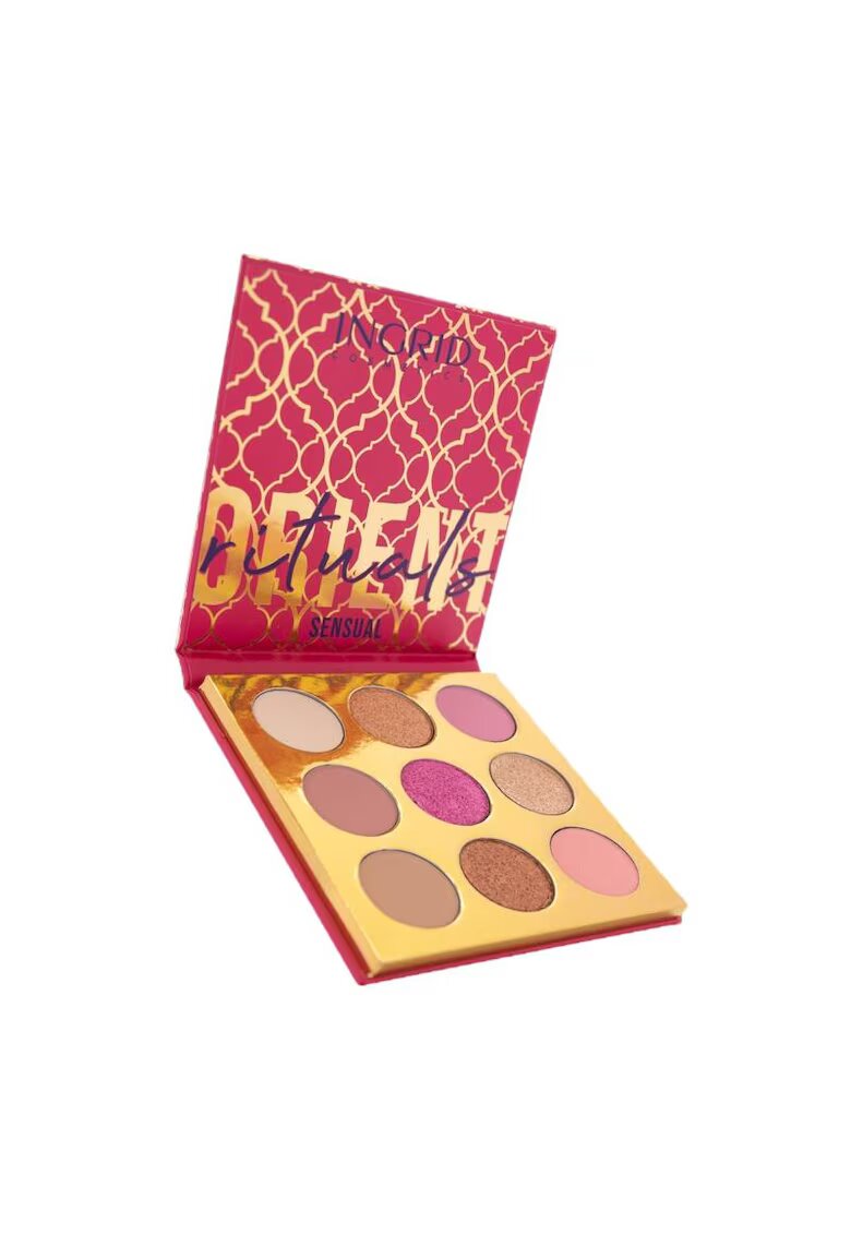 INGRID Cosmetics Paleta fard de pleoape - Orient Rituals Sensual - 9 nuante