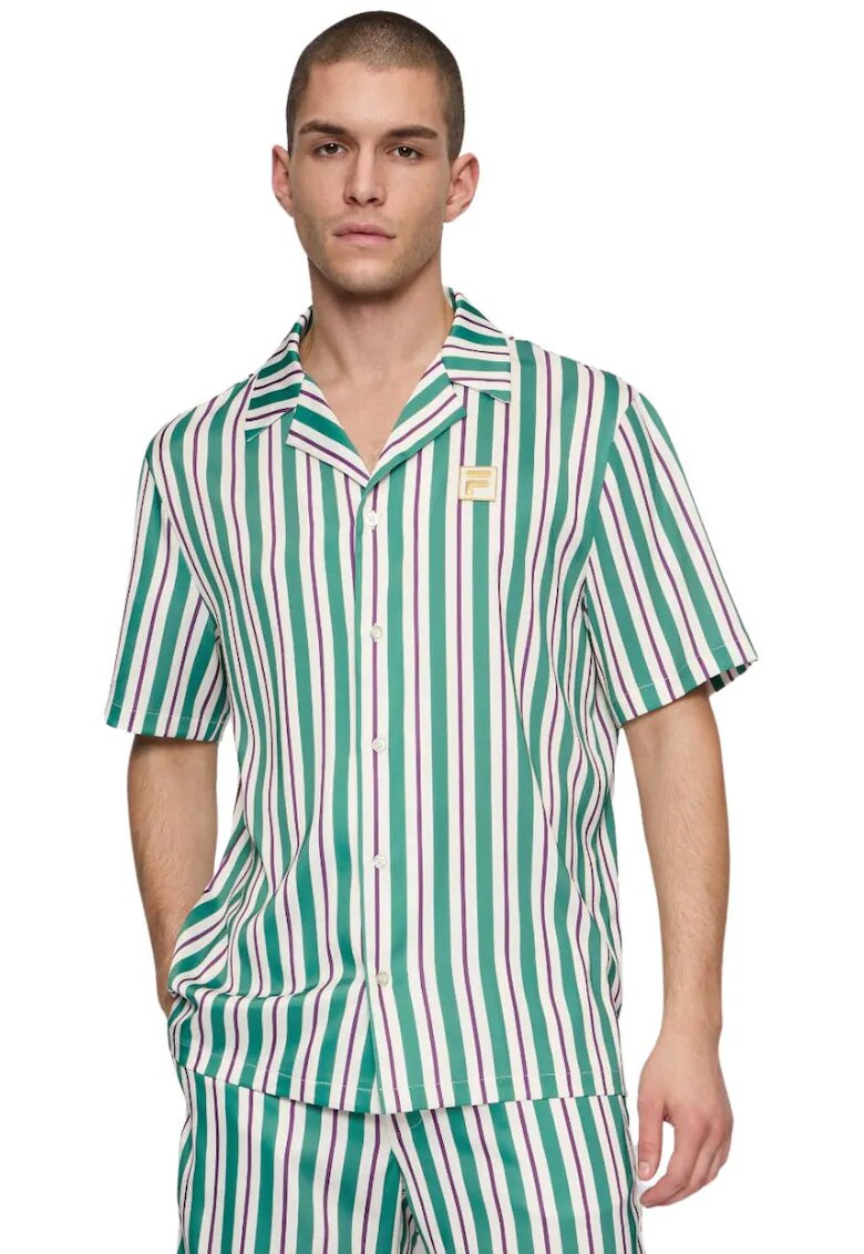 inny Camasa Fila - Lastro - verde-crem - material cu uscare rapida - Verde