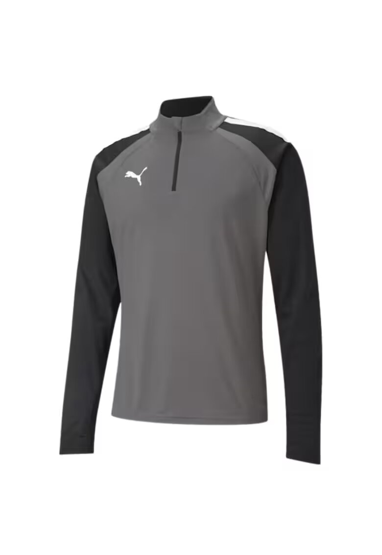 inny Hanorac sport barbati Puma teamLIGA - gri-negru - material uscat rapid -