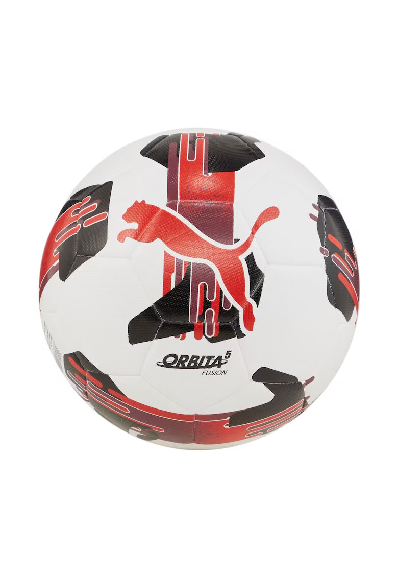 inny Minge fotbal Puma Orbita 5 Fusion alb-rosu-negru - 32 panouri - dimensiune