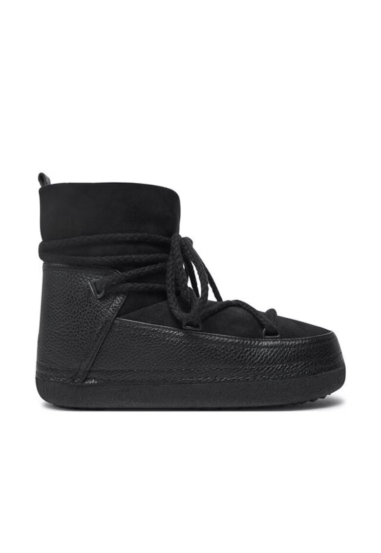 Inuikii Cizme de iarna barbati 55101-001 - Piele naturala - Negru - Negru