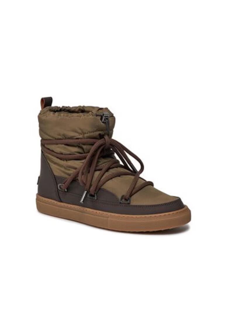 Inuikii Cizme de iarna barbati 55102-100 - Textil - Kaki
