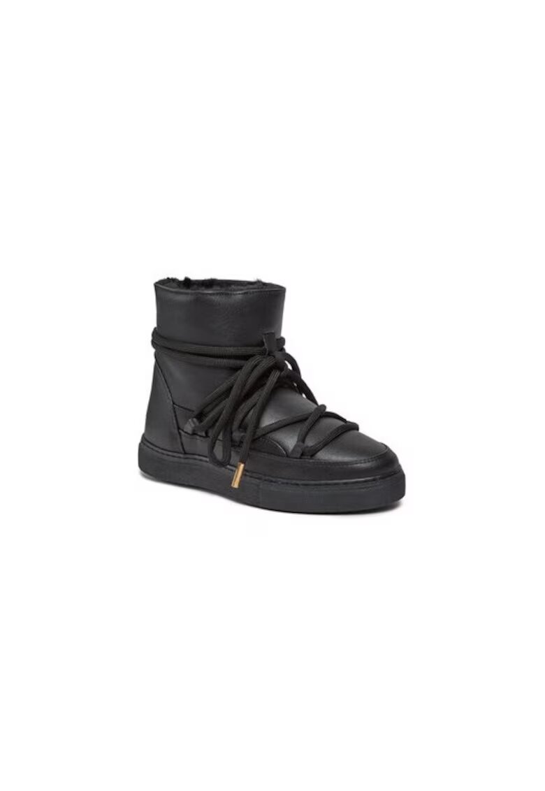 Inuikii Ghete dama 303114329 - Piele ecologica - Negru - Negru