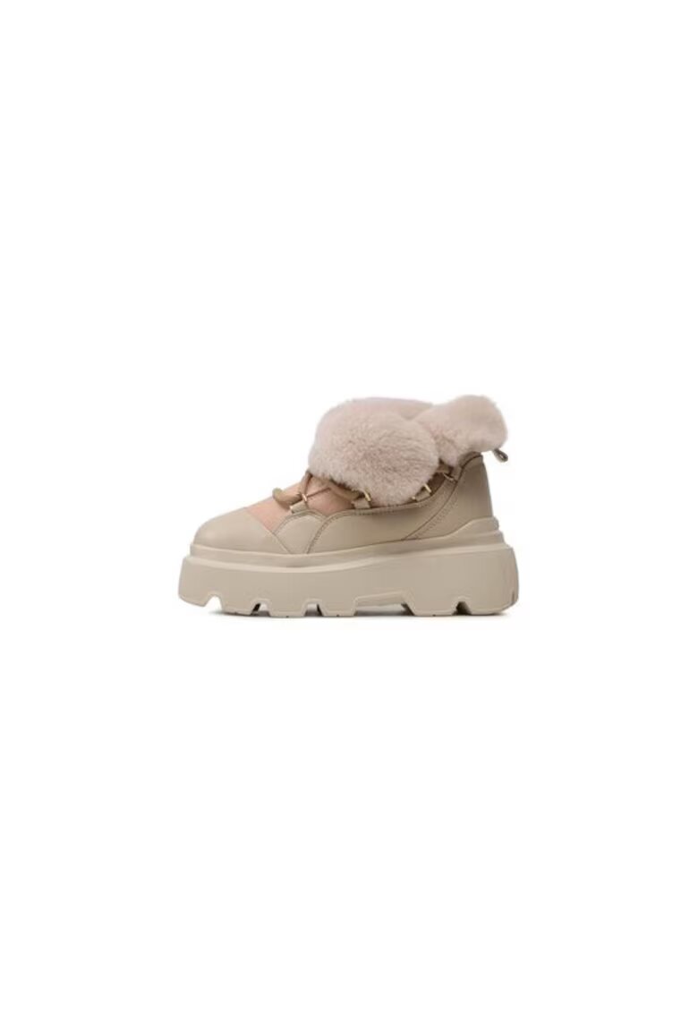 Inuikii Ghete dama 303118389 - Piele naturala - Bej - Bej