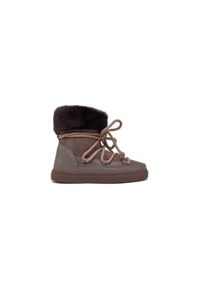 Inuikii Ghete dama 303120207 - Piele naturala - Gri - Gri