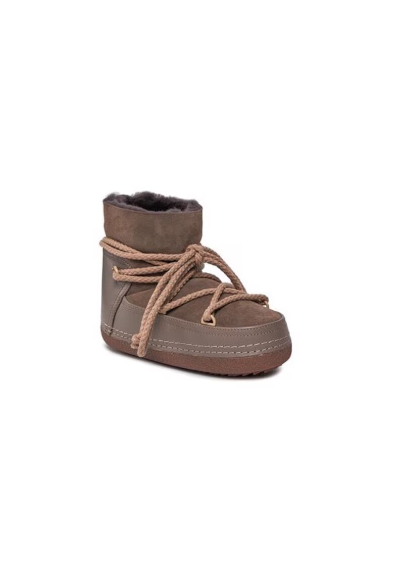 Inuikii Ghete dama 303124427 - Piele naturala - Maro - Maro