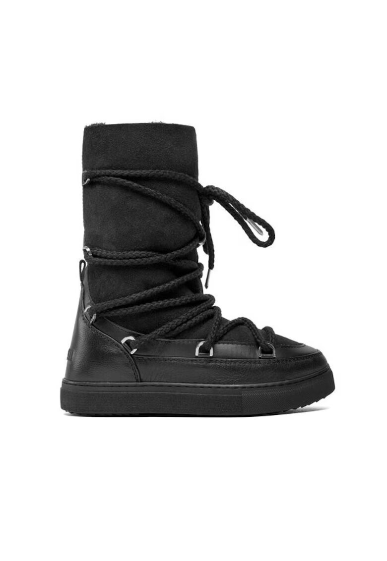 Inuikii Ghete dama 303127541 - Piele naturala - Negru - Negru