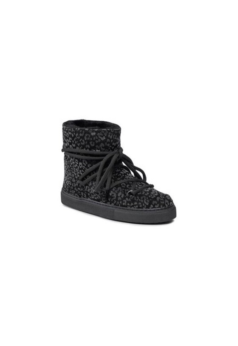 Inuikii Ghete dama 303127626 - Piele naturala - Negru - Negru
