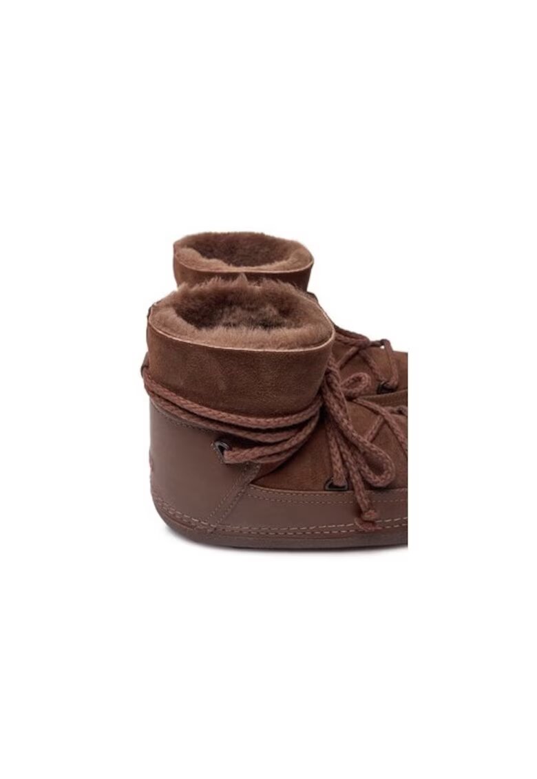 Inuikii Ghete dama 304362521 - Piele naturala - Maro - Maro
