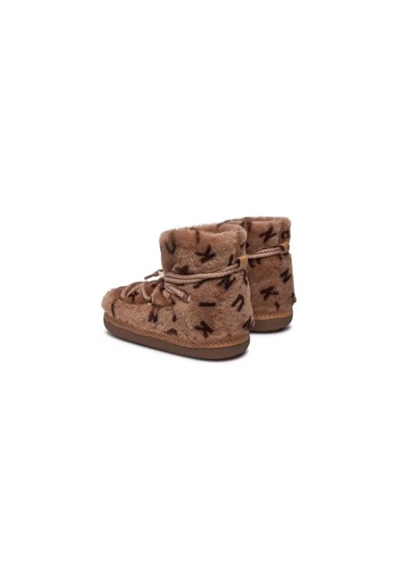 Inuikii Ghete dama 304362651 - Piele naturala - Maro - Maro