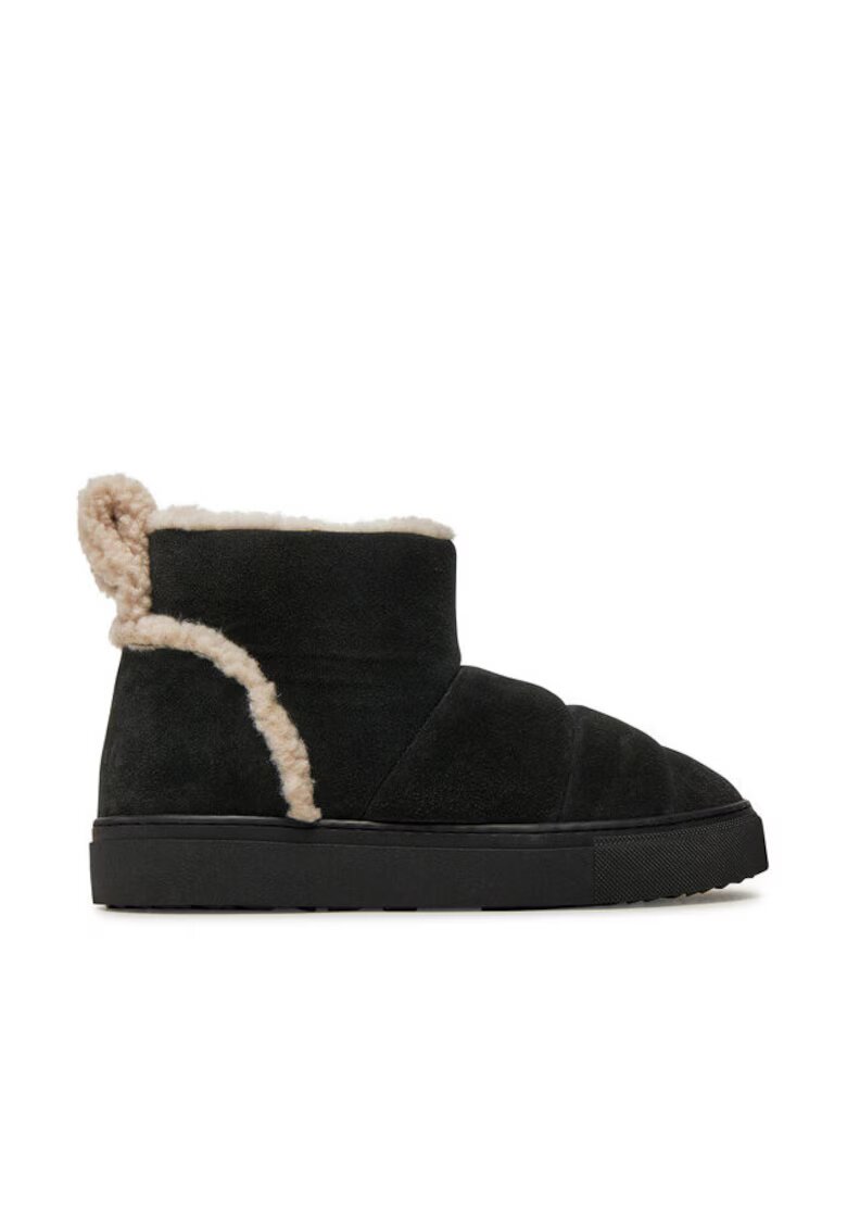 Inuikii Ghete dama 304363023 - Piele naturala - Negru - Negru