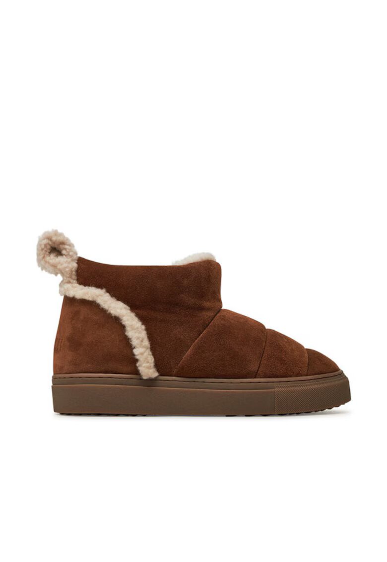 Inuikii Ghete dama 304363030 - Piele naturala - Maro - Maro