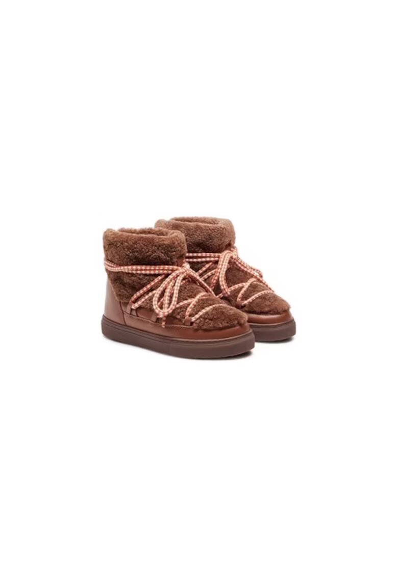 Inuikii Ghete dama 304363467 - Piele naturala - Maro - Maro