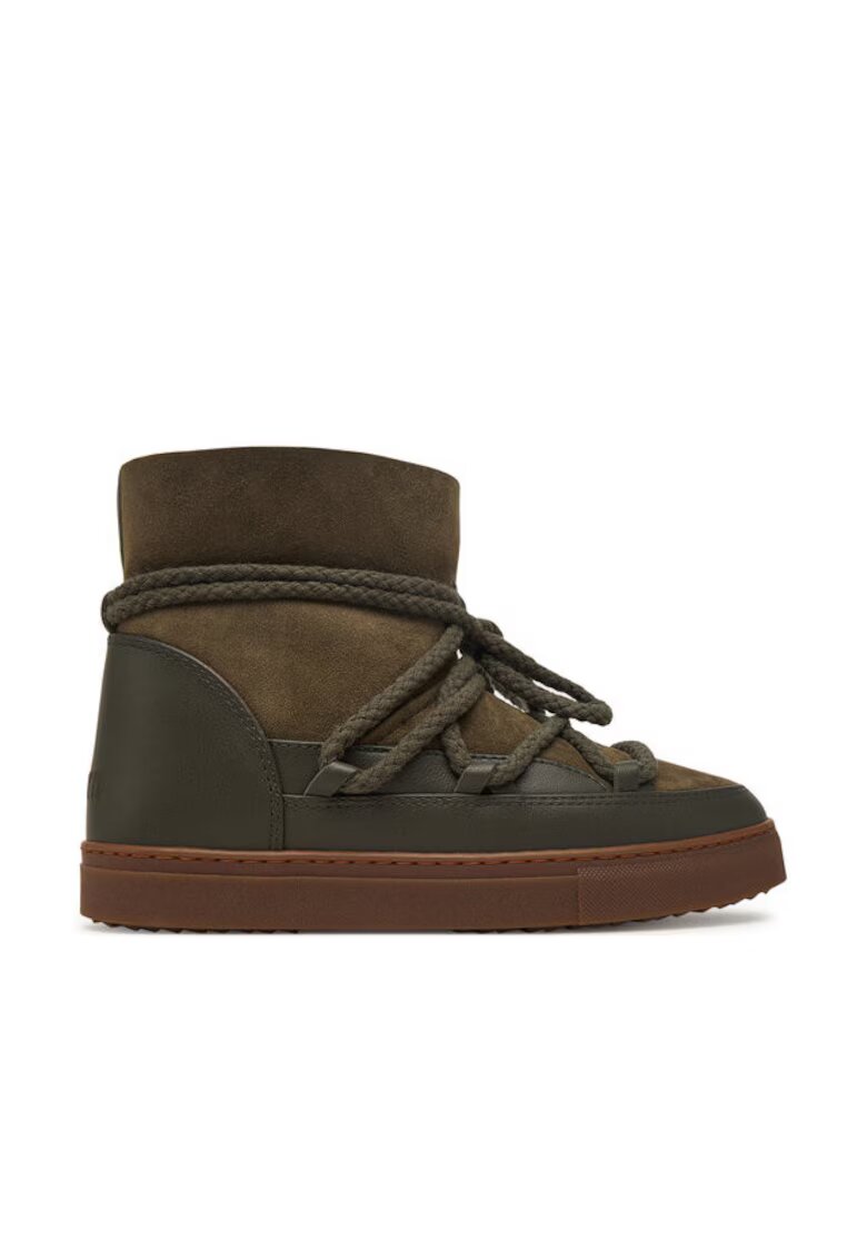 Inuikii Ghete de zapada pentru femei - 305626868 - piele naturala - kaki