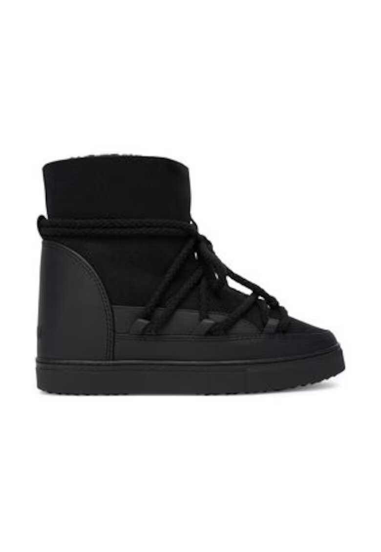 Inuikii Ghete de zapada pentru femei - 305626905 - piele naturala - negru