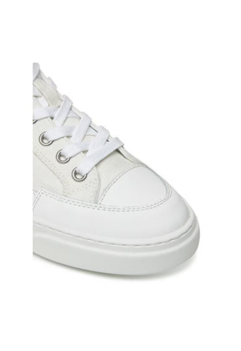 Inuikii Pantofi sport barbati - 50102 - Textil - Alb