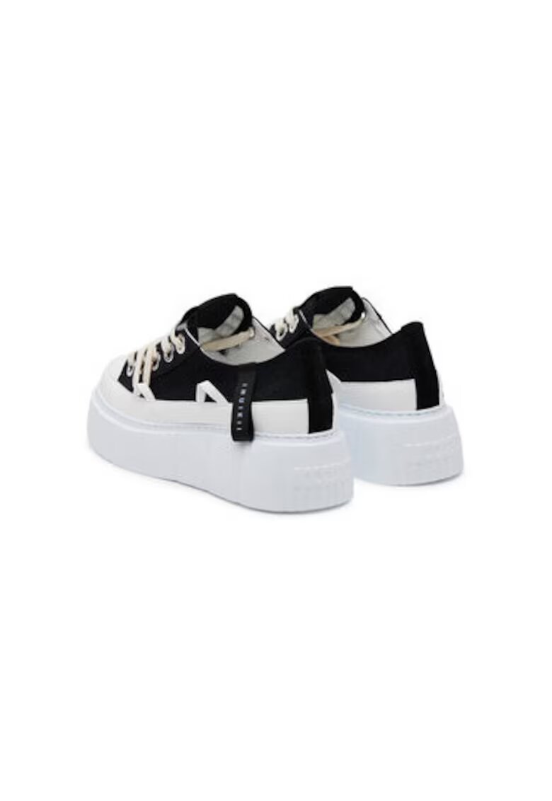 Inuikii Pantofi sport dama - 30102-025 - Textil - 41 EU - Alb/Negru - Alb/Negru