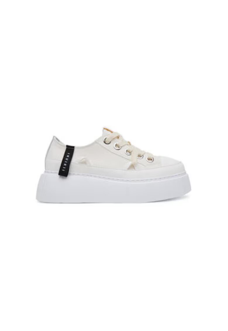 Inuikii Pantofi sport dama - 30102-025 - Textil - Alb