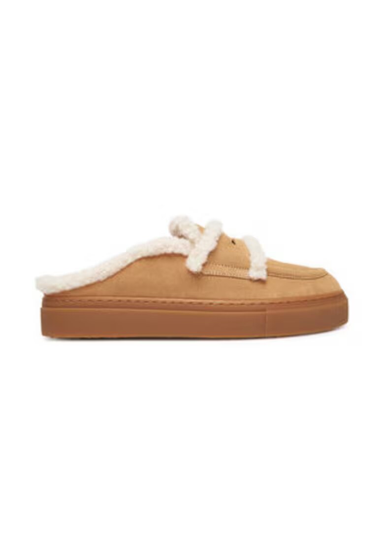 Inuikii Slapi de dama - 305627155 - piele naturala - maro