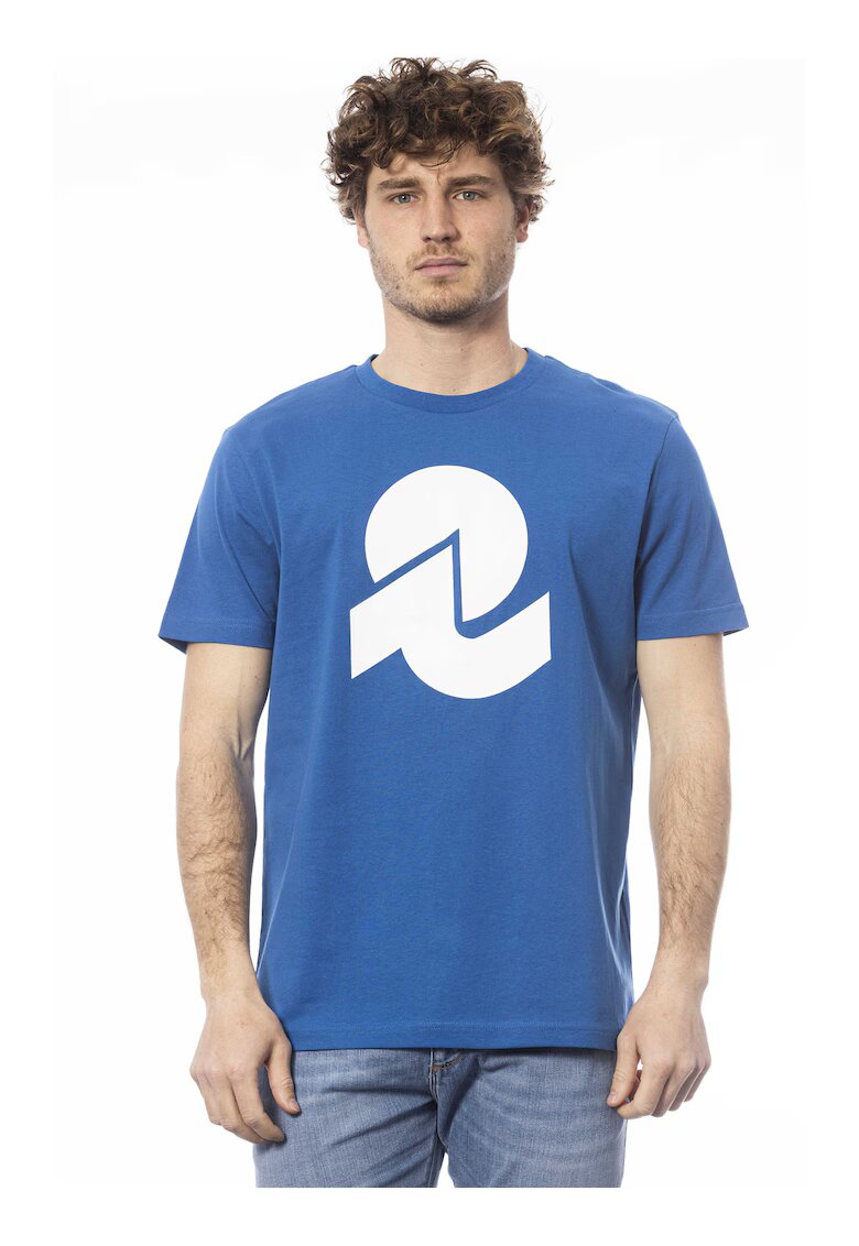 Invicta Tricou de bumbac cu imprimeu logo - Albastru royal