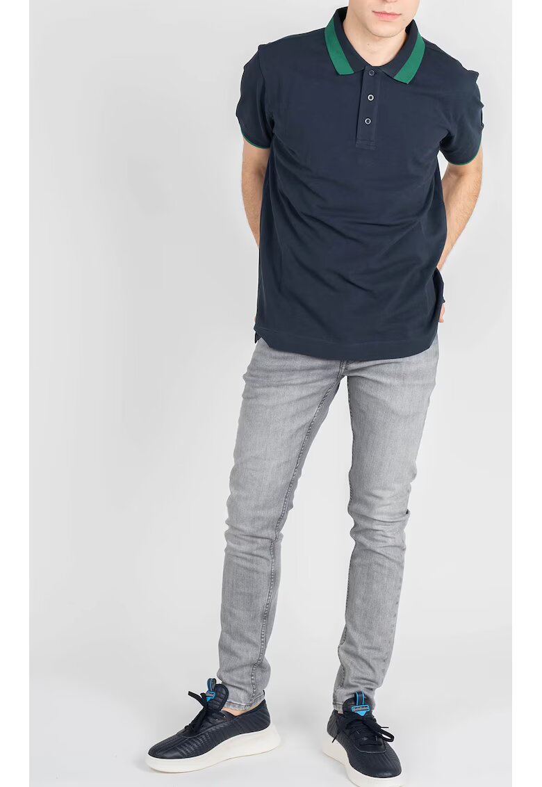 Invicta Tricou polo cu detalii contrastante -