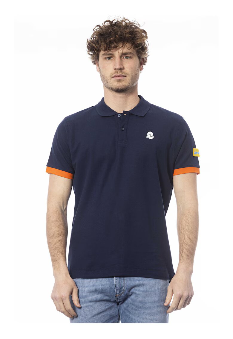 Invicta Tricou polo de bumbac - Albastru inchis