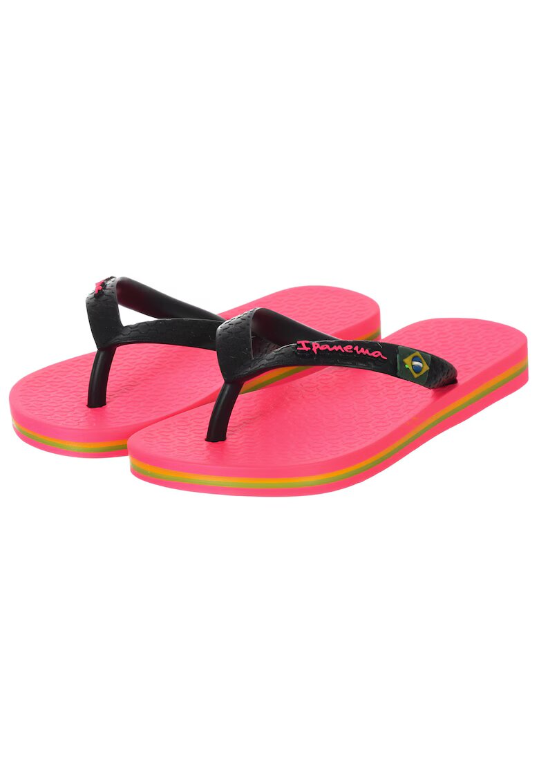 Ipanema Papuci copii - CLAS BRASILL II - roz/negru - material sintetic