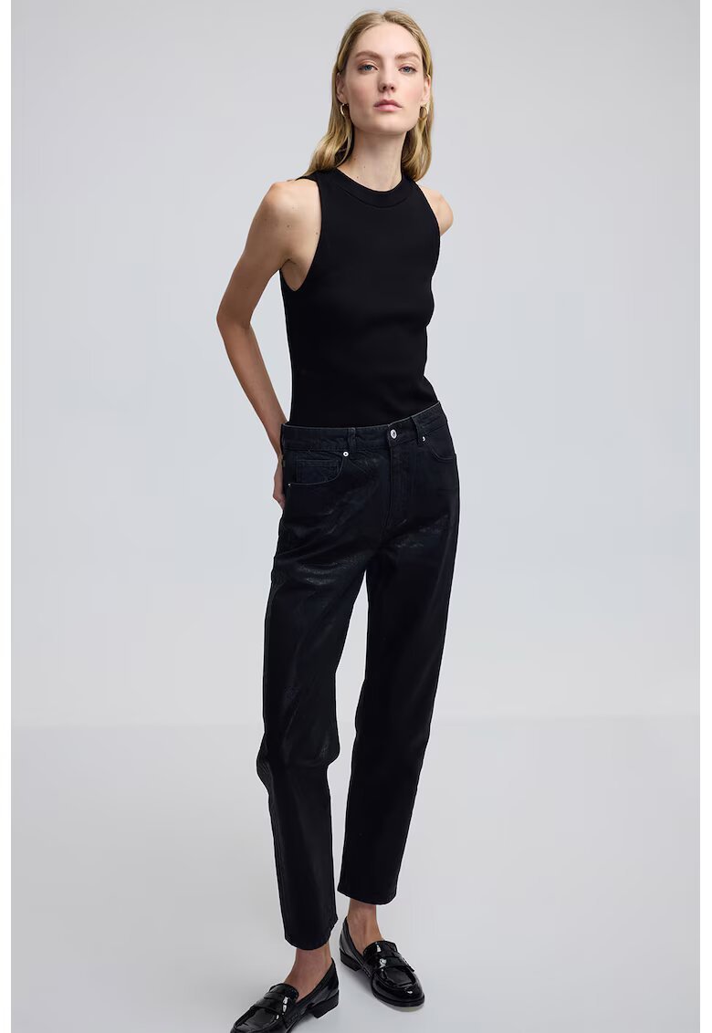 Ipekyol Blugi mom fit - Negru