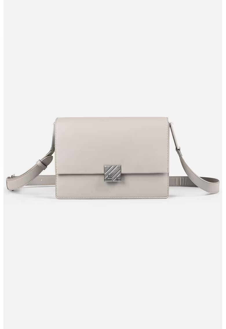 Ipekyol Geanta crossbody de piele ecologica - Grej