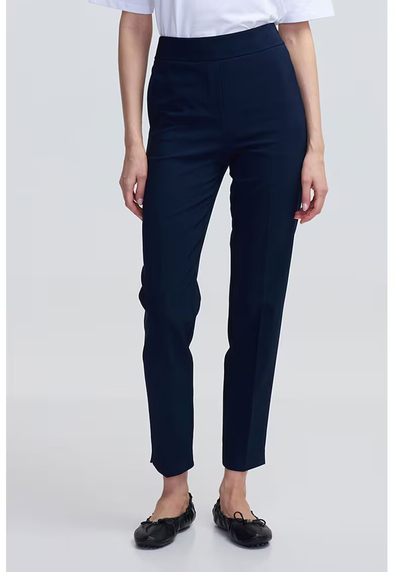 Ipekyol Pantaloni capri regular-fit - Bleumarin