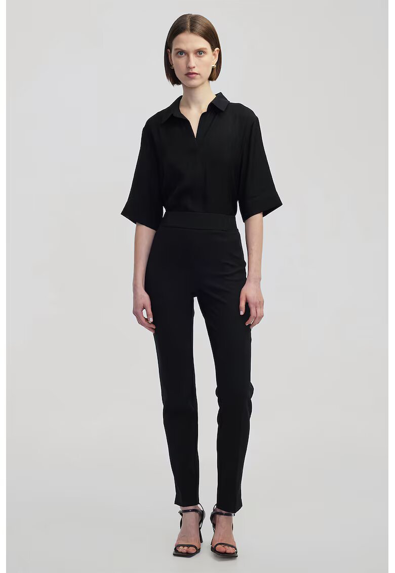 Ipekyol Pantaloni regular-fit - Negru