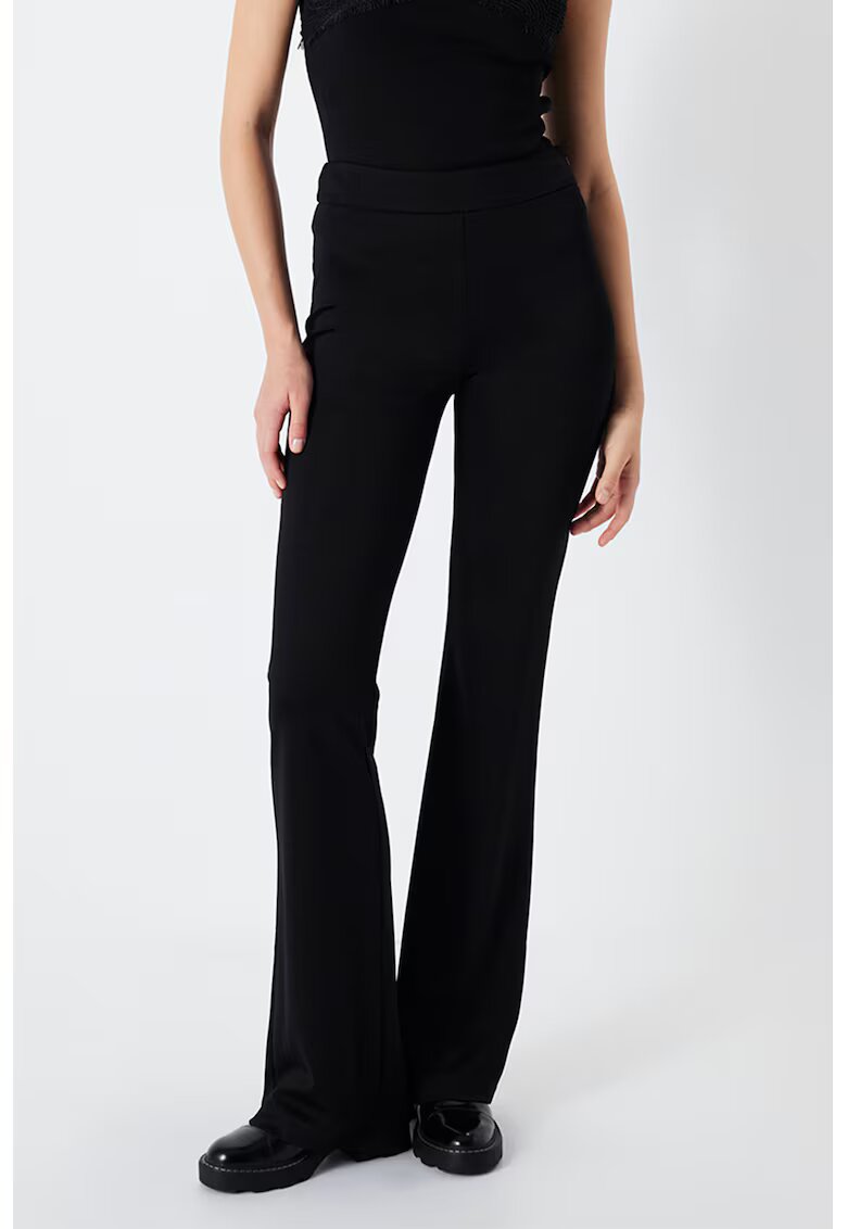Ipekyol Pantaloni uni evazati - Negru