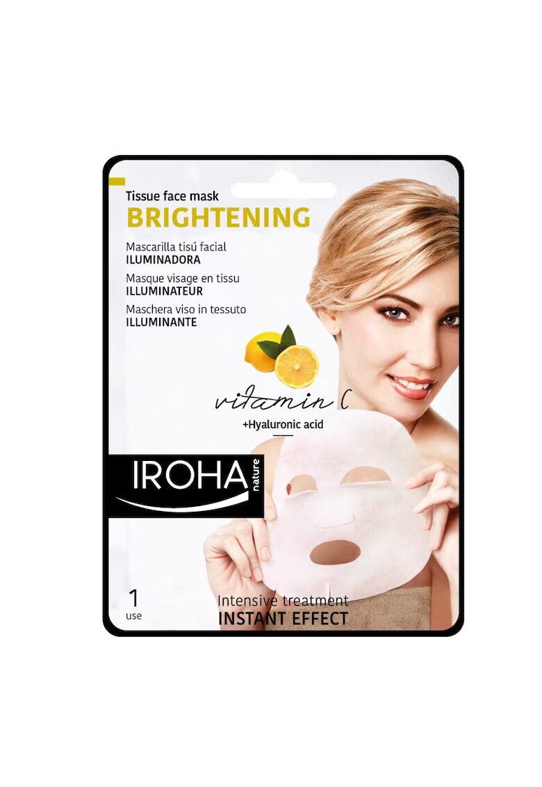 IROHA NATURE Masca pentru ten | Antioxidating | Vitamin C + HA